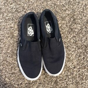 Vans Black Slip-On Sneakers